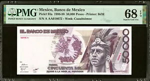 ���L�V�R 50,000 �y�\ 1986 A AA01 Pick-93a SUPERB GEM UNC PMG 68 EPQ