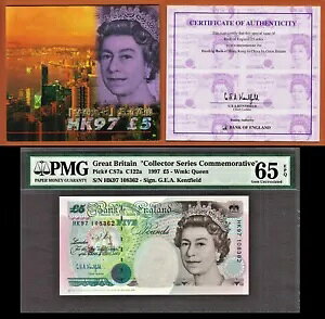 COh 1997 `LO 5 |h HK 97 tH_[t GEM UNC PMG 65 EPQ