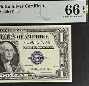 1935G $1 �V���o�[�ؖ��� - PMG 66EPQ - ���b�g�[�X�^�[�t�� - �u���[�V�[�� - Fr 1617*