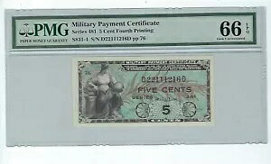 MPC �V���[�Y 481 5 �Z���g �� 4 �� PMG 66 EPQ 1/5 in 66�A1 in 67