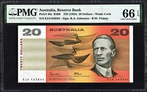 �I�[�X�g�����A 20 �h�� P46e R409 1985 �W�����X�g�� �t���C�U�[ PMG66 ��� UNC EPQ ����