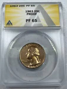 1963�N���V���g��US�V���o�[�N�H�[�^�[�APF65 by ANACS�A�N�[���Ȓ��F�A�▭�I