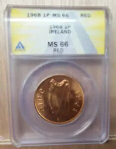 1968 G[ ACh 1P n[v yj[ ACbV w qR ANACS MS66 bh KM11