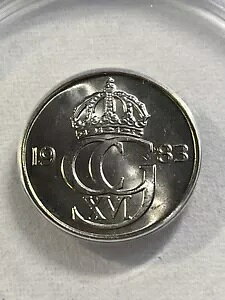 1983-U �X�E�F�[�f�� ANACS �ɂ�� 50 �z�΃O���[�h MS 66