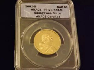2001-S $1 �T�J�K�E�B�A ANACS PR 70 DCAM