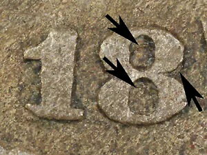 1859 Indian Cent ANACS VG8 **SNOW 2 �ăp���`��** �g�b�v 100 �i��