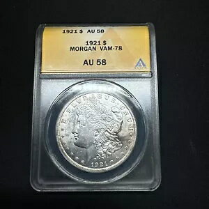 1921 �����K�� �h�� - VAM-78 ANACS AU 58 - �󏭂ȃx�^�[�f�C�g