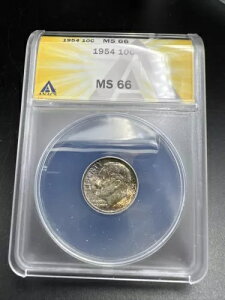1954 P 10c [Yxg Vo[ _C RC MS66 ANACS GEM BU PQ g[jO gi[