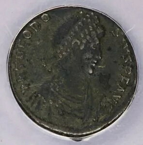 AD 379-395 �Ñネ�[�} AE 22mm ANACS F15 �e�I�h�V�E�X I AD 379-395 ���H b-5