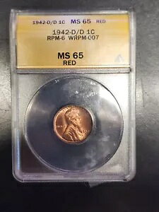 1942 D/D J[ EB[g obN 1 Zg (RPM) # 6 WRP-007 ANACS MS 65 bh