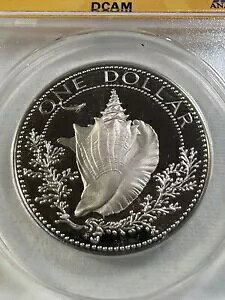 1975 �o�n�} �V���o�[ �_���[ �v���[�t �O���[�h PR 69 DCAM by ANACS Conch