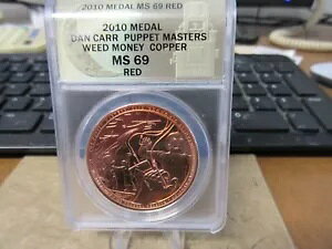 2010 �p�y�b�g �}�X�^�[�Y / �E�B�[�h �}�l�[ HT �g�[�N�� by Daniel Carr Copper ANACS MS 69 RD
