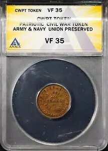 1863 CWT �������R����ъC�R�v���U�[�u�h VF 35 ANACS # 7668355 + �{�[�i�X