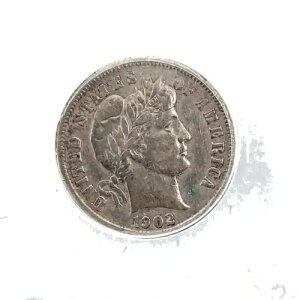 1902 P �o�[�o�[�_�C�� ANACS XF 40 �ڍ� - �N���[�j���O�ς�