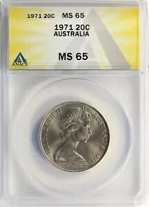 1971 I[XgA 20 Zg ANACS MS65 NC[ GUxX 2 