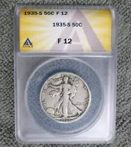 1935 S ANACS F12 oeB[ EH[LO Vo[ n[t_[AAJ Vo[ 50 Zg RC