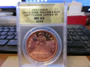 2013 ���h����������� HT �g�[�N�� / Daniel Carr Copper PL ANACS MS 69