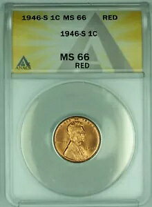 1946-S J[ EB[g Zg 1C RC ANACS MS 66 RD (1) A