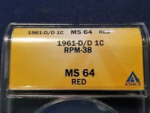 1961 D/D 1C �����J�[�� �������A�� �Z���g MS 64 ���b�h RPM - 38 �~���g �G���[