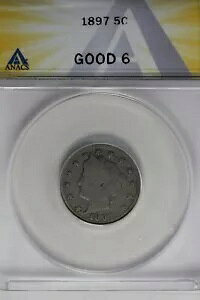 1897 .05 ANACS G 6 ���o�e�B �j�b�P���AV �j�b�P���A5 �Z���g �s�[�X