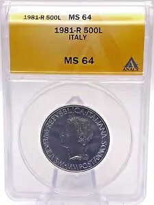 1981-R C^A Vo[ 500  @[W̎ ANACS MS 64