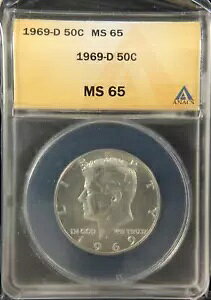 1969-D PlfB n[t_[ WF UNC ANACS MS65 čRC (336)