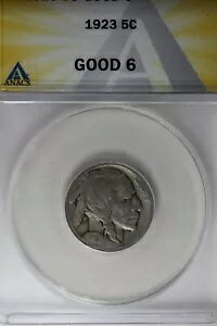 1923 .05 ANACS G 6 �o�b�t�@���[ �j�b�P���A�C���f�B�A�� �j�b�P���A5 �Z���g �s�[�X