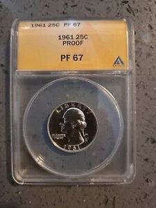 US 1961 25C �v���[�t PF 67 �R�C��
