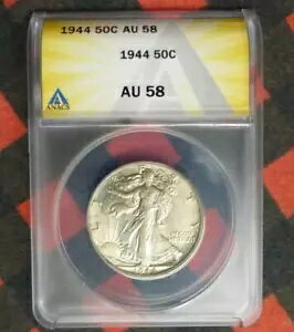 1944 ANACS AU 58 oeB[ EH[LO Vo[ n[t_[AAJ Vo[ 50 Zg RC