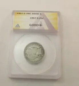 ANACS G6 1907-S �����X�N�H�[�^�[�󏭓��t�i�C�X�R�C��