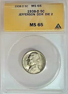 1938-D WFt@[\ jbP DDR-002 _C 2 ANACS MS 65 ANACS _u _C o[X