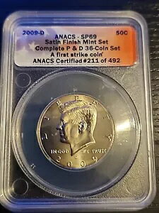 2009-D KENNEDY �n�[�t�_���[ ANACS SP69 �t�@�[�X�g�X�g���C�N ��������