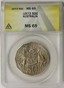 1973 I[XgA jbP 50 Zg 50C MS 65 ANACS JK[ƃG~[