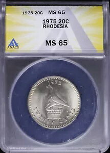 1975 20C [fVA 20 Zg WouGȑO ANACS MS 65 |񗬒 UNC BU