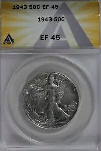 1943 50C ANACS EF45 EH[LO oeBAfB oeB n[tA0.50