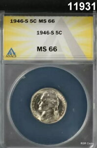 1946 S WFt@[\ jbP PL \ ANACS F MS66 hI #11931
