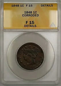 1848 �҂ݍ��݃w�A ���[�W �Z���g 1c �R�C�� ANACS F-15 �ڍ� ���H PRX