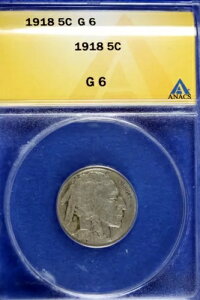 1918 - ANACS G6 �o�b�t�@���[�j�b�P��!! #B14607