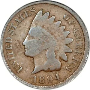1894/94 1C RPD FS-301 Snow-1 Indian Cent ANACS G04BN #663 SEPQ