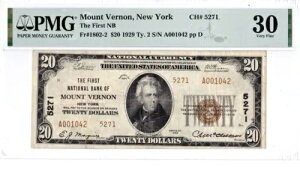 $20 1929 T2 �i�V���i�� �}�E���g�o�[�m�� �j���[���[�N �j���[���[�N�B�u���K���A�v ((���������ł� 4 �̂�))