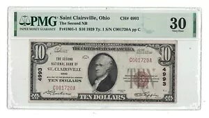 č (InCIBZg NA[Yr) - 1929 N $10.00 ʉݎ (PMG VF 30)