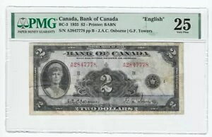 1935 Ji_s BC-3A$2 Osb/Tow SN# A2847778 PMG VF-25 p