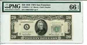 FR 2066-G* X^[ 1963A $20 AM PMG 66 EPQ Ζ