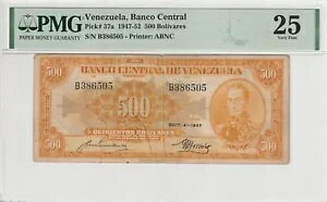 xlYG 1947 500 {oX PMG F莆 VF 25 sbN 37a ABNC