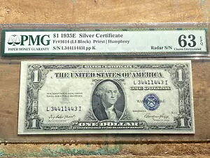 $1 1935E �V���o�[�ؖ��� 1614 LI �u���b�N PMG 63EPQ - ���[�_�[ �V���A�� 34411443