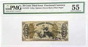 1864-1869 US 50 Zg tNVi fB WXeBX O[ obNm[g FR#1370 PMG AU 55