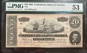 1864N $20 AJ암A T-67 PMG 53 ʂɂ