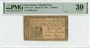 325 1VO j[W[W[ RjA 1776 NJ-175 PMG VF30