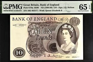 ?10 �m�[�g 376A �z���� B299 PMG 65 1964-66 �e���|���h��s�C���O�����h Unc �p��