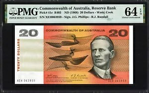 I[XgA 20 h P41c R403 1968 tBbvX h[ PMG64 UNC EPQ  A
